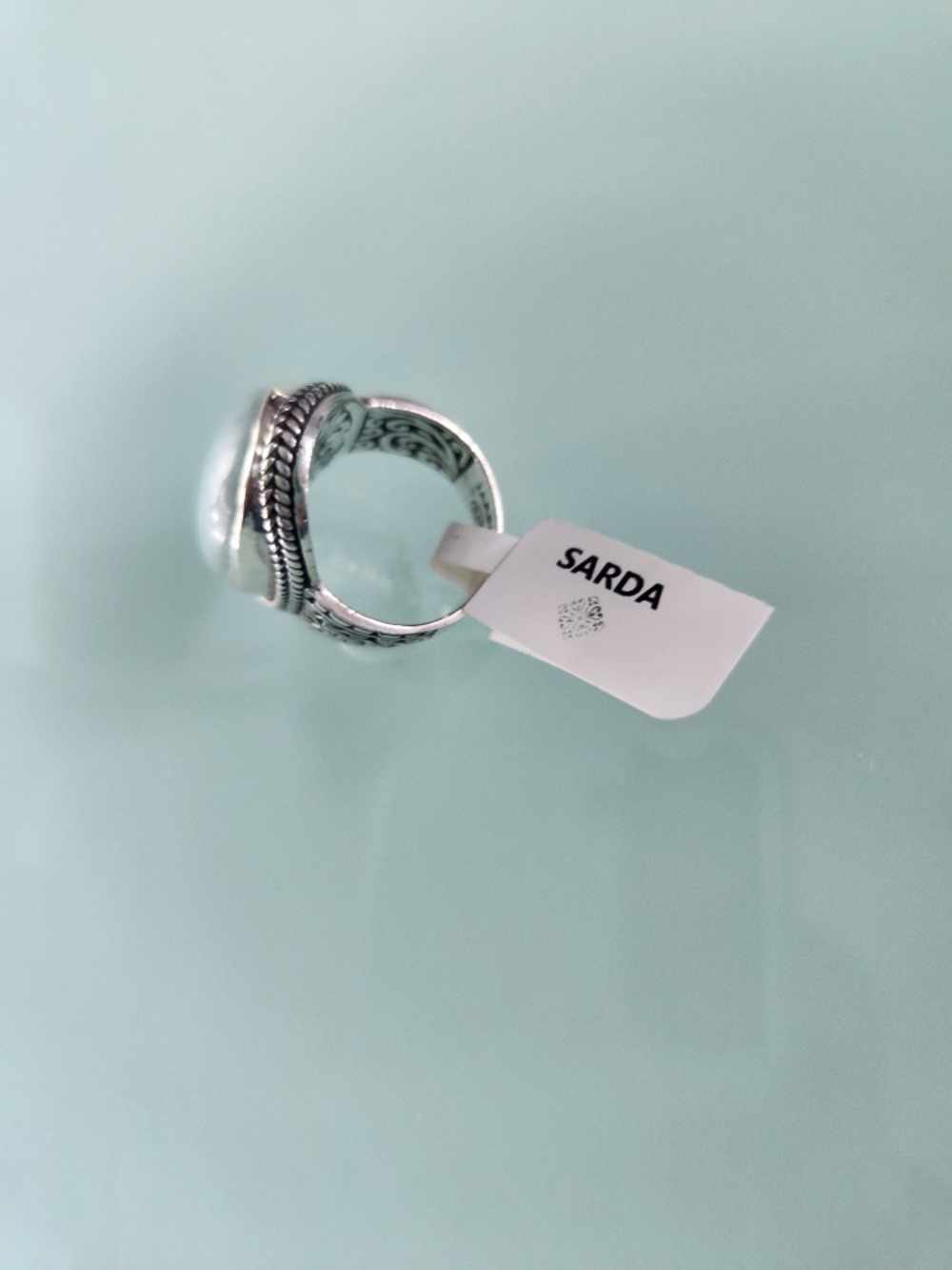 SARDA Silver Ring, Persist and Prevail Ring™ in Mint Amazonite, size 7 NWT - Picture 5 of 7